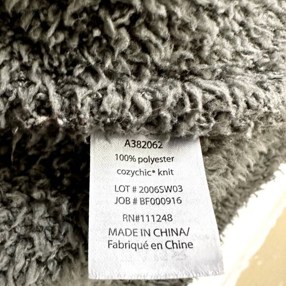 Barefoot Dreams CozyChic Boardwalk Cardigan Open Front Long Sleeve Gray Medium - Picture 5 of 6